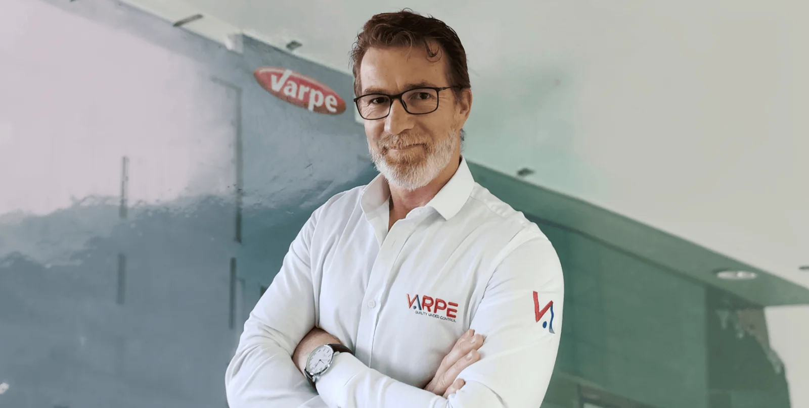 Armando Aquino, CEO da Varpe, na fábrica da empresa